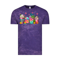 Cloud Purple summer coffee cups Vintage Tee - Jasminsmagicworld