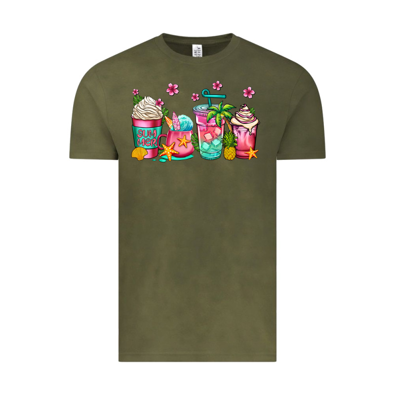 Summer Coffee Cups Vintage Tee by Jasminsmagicworld | Teevron