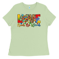 Matcha love needs no words Ladies Tee - LillyAllenDesigns