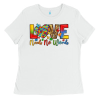 White love needs no words Ladies Tee - LillyAllenDesigns