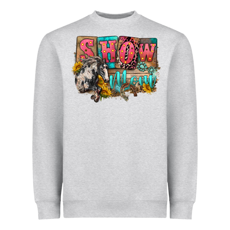 Show Mom Horse Mother's Day Heavyweight Sweatshirt by FaDigitalArtStudio | Teevron
