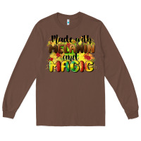 Chestnut made with melanin and magic Long Sleeve Tee - CowGirlArtShop