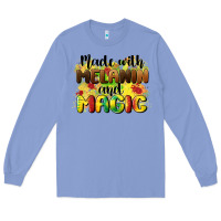 Colony Blue made with melanin and magic Long Sleeve Tee - CowGirlArtShop