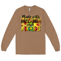 Toasted Coconut made with melanin and magic Long Sleeve Tee - CowGirlArtShop