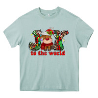 Arona joy to the world christmas deer Heavy Core Tee - MaliasSmallBusiness