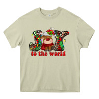 Mossy joy to the world christmas deer Heavy Core Tee - MaliasSmallBusiness