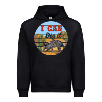 Black i can dig it armadillo Urban Hoodie - BarkalooDesign
