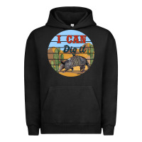 Pigment Black i can dig it armadillo Urban Hoodie - BarkalooDesign