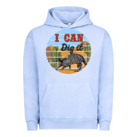 Pigment Grape Ice i can dig it armadillo Urban Hoodie - BarkalooDesign