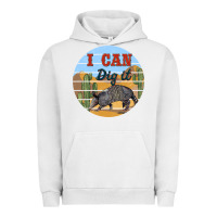 Pigment Lunar Rock i can dig it armadillo Urban Hoodie - BarkalooDesign