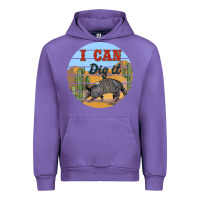 Tulip i can dig it armadillo Urban Hoodie - BarkalooDesign