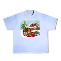 Grape Ice Christmas gnomes with red truck Urban Heavy Tee - NancyCooperArtShop