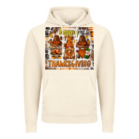 Vintage Artic Happy Thanksgiving gnomes Vintage Hoodie - NancyCooperArtShop