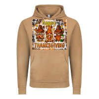 Vintage Camel Happy Thanksgiving gnomes Vintage Hoodie - NancyCooperArtShop