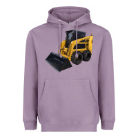 Lavender Skid Steer Loader Heavyweight Hoodie - LillyAllenDesigns