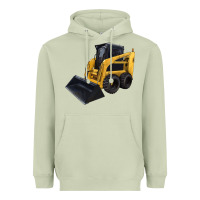 Matcha Skid Steer Loader Heavyweight Hoodie - LillyAllenDesigns