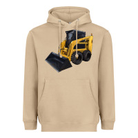 Mushroom Skid Steer Loader Heavyweight Hoodie - LillyAllenDesigns