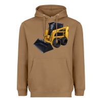 Toasted Coconut Skid Steer Loader Heavyweight Hoodie - LillyAllenDesigns