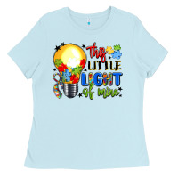 Baby Blue this little light of mine Ladies Tee - LillyAllenDesigns