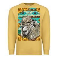 Antique Gold Western Lincoln Sheep Premium Sweatshirt - LillyAllenDesigns
