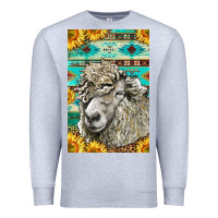 Heather Grey Western Lincoln Sheep Premium Sweatshirt - LillyAllenDesigns