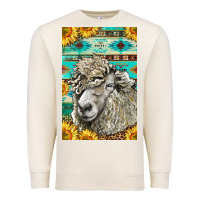 Sandshell Western Lincoln Sheep Premium Sweatshirt - LillyAllenDesigns