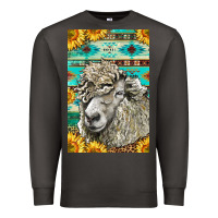 Smoke Western Lincoln Sheep Premium Sweatshirt - LillyAllenDesigns