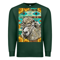 Sports Green Western Lincoln Sheep Premium Sweatshirt - LillyAllenDesigns