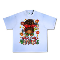 Grape Ice santa's favorite waitress messy bun Urban Heavy Tee - texasbilliewilder