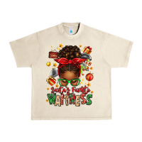 Sandshell santa's favorite waitress messy bun Urban Heavy Tee - texasbilliewilder