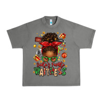 Tornado santa's favorite waitress messy bun Urban Heavy Tee - texasbilliewilder