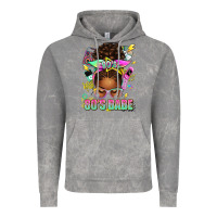 Cloud Rock 80's babe afro messy bun Vintage Hoodie - texasbilliewilder