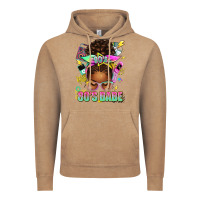 80's Babe Afro Messy Bun Vintage Hoodie | Teevron
