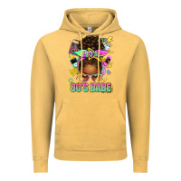 Vintage Mustard 80's babe afro messy bun Vintage Hoodie - texasbilliewilder