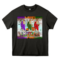 Asphalt san judas happy  hallothanksmas Heavy Core Tee - JahusDesignShop