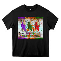 Black san judas happy  hallothanksmas Heavy Core Tee - JahusDesignShop