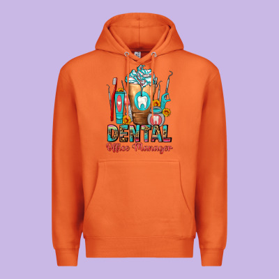 Dental Office Manager Cold Drink Frappe Premium Hoodie Designed By Fadigitalartstudio