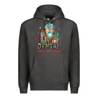 Charcoal Heather dental office manager cold drink frappe Premium Hoodie - FaDigitalArtStudio