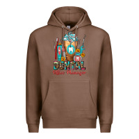 Chestnut dental office manager cold drink frappe Premium Hoodie - FaDigitalArtStudio