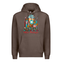 Coffee dental office manager cold drink frappe Premium Hoodie - FaDigitalArtStudio
