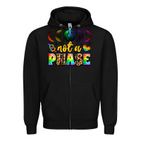 Black not a phase pride moon Zipper Hoodie - LillyAllenDesigns