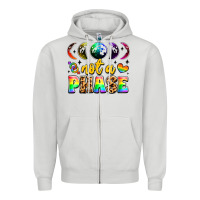 Dove Grey not a phase pride moon Zipper Hoodie - LillyAllenDesigns