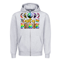Heather Grey not a phase pride moon Zipper Hoodie - LillyAllenDesigns