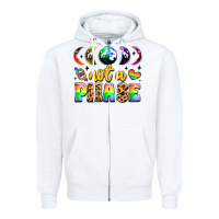 White not a phase pride moon Zipper Hoodie - LillyAllenDesigns