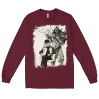 Burgundy faker 2 Long Sleeve Tee - tuanDangUi