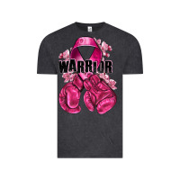 Vintage Black Warrior Breast Cancer with boxing gloves Vintage Tee - NancyCooperArtShop