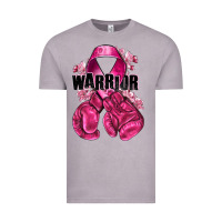 Warrior Breast Cancer With Boxing Gloves Vintage Tee | Teevron