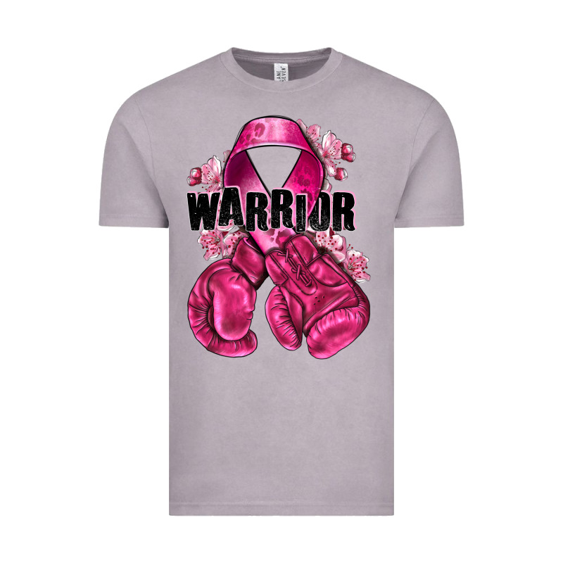 Warrior Breast Cancer With Boxing Gloves Vintage Tee by NancyCooperArtShop | Teevron