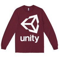 Burgundy unity 3d game dev Long Sleeve Tee - tuanDangUi