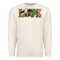 Sandshell Western Love Holstein Cow Premium Sweatshirt - LillyAllenDesigns